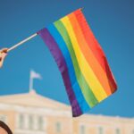 Photo Rainbow flag